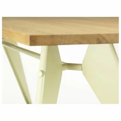 Table EM - piètement Écru - Jean Prouvé | Chêne
