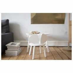 Table en chêne Souris | Blanc