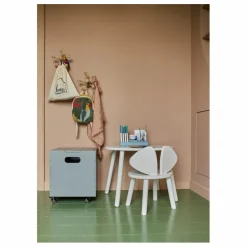 Table en chêne Souris | Blanc