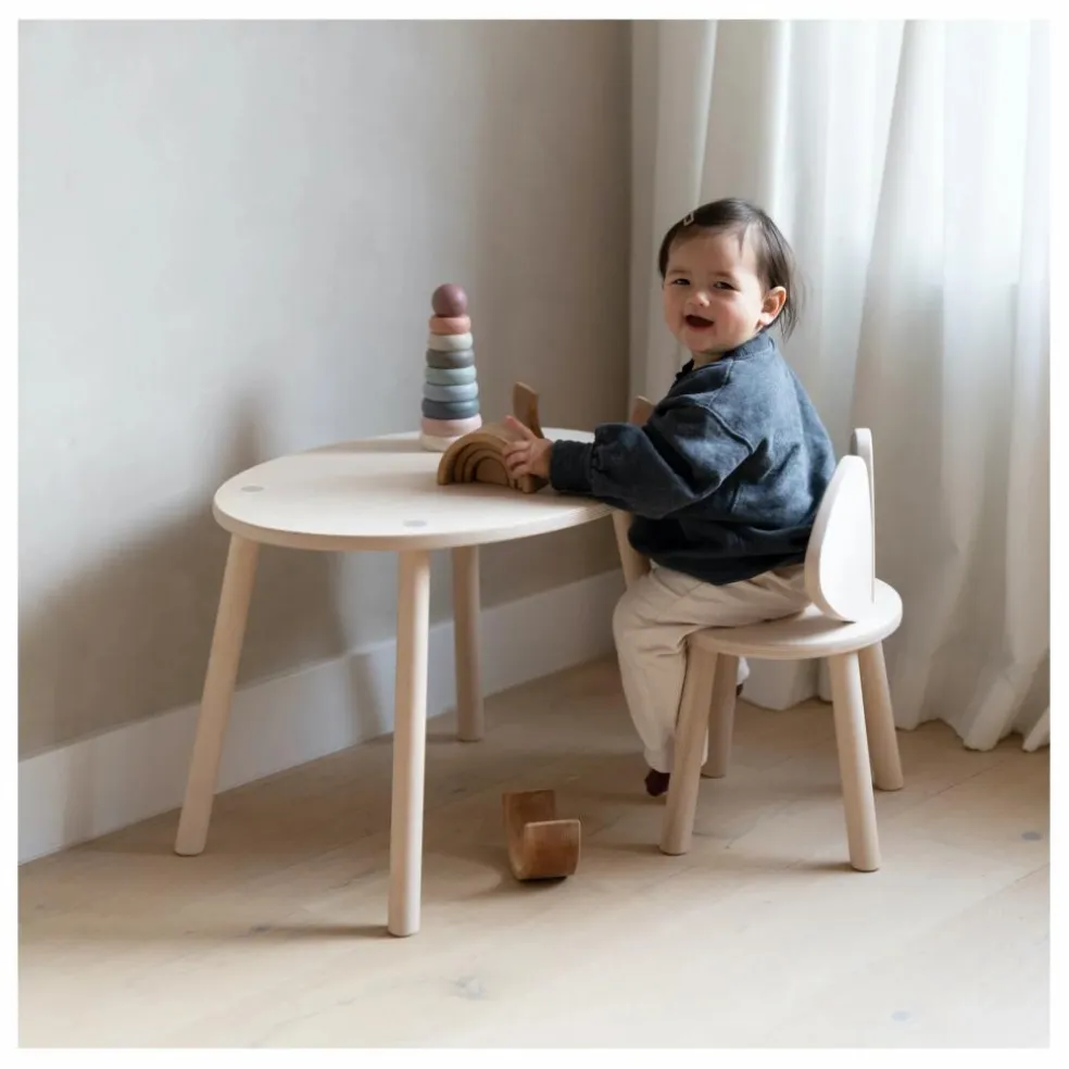 Table et chaise Souris en bouleau | Bouleau