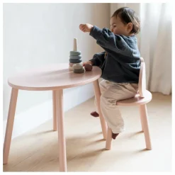 Table et chaise Souris en bouleau | Blush