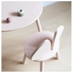 Table et chaise Souris en bouleau | Blush