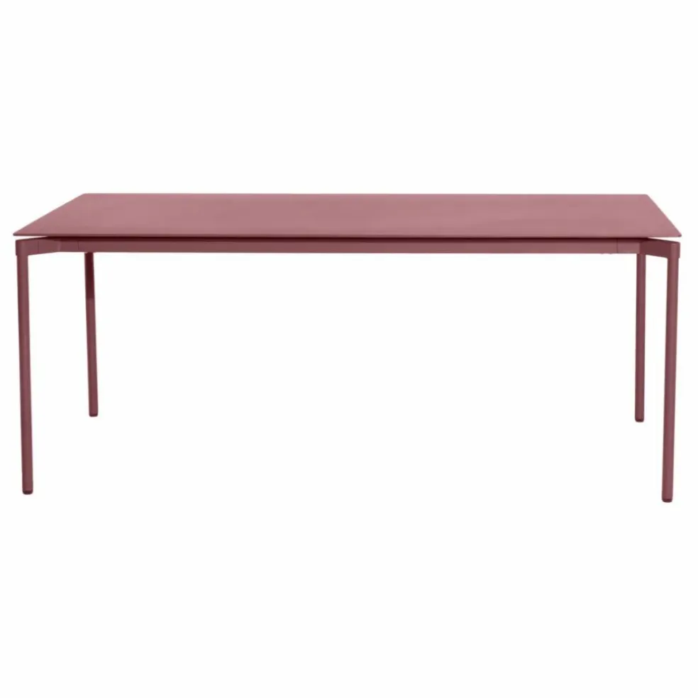 Table rectangulaire Fromme outdoor - 8 personnes | Rouge Brun