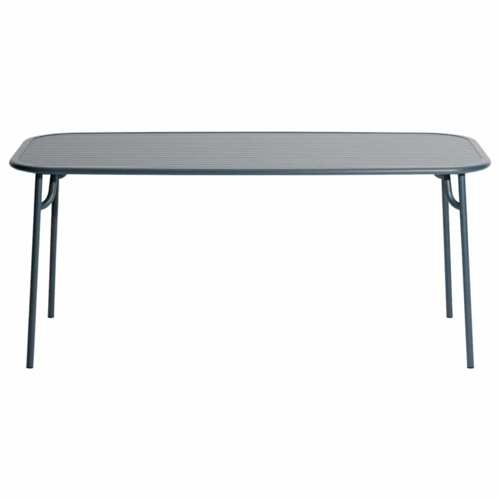 Table rectangulaire Week-end | Bleu gris