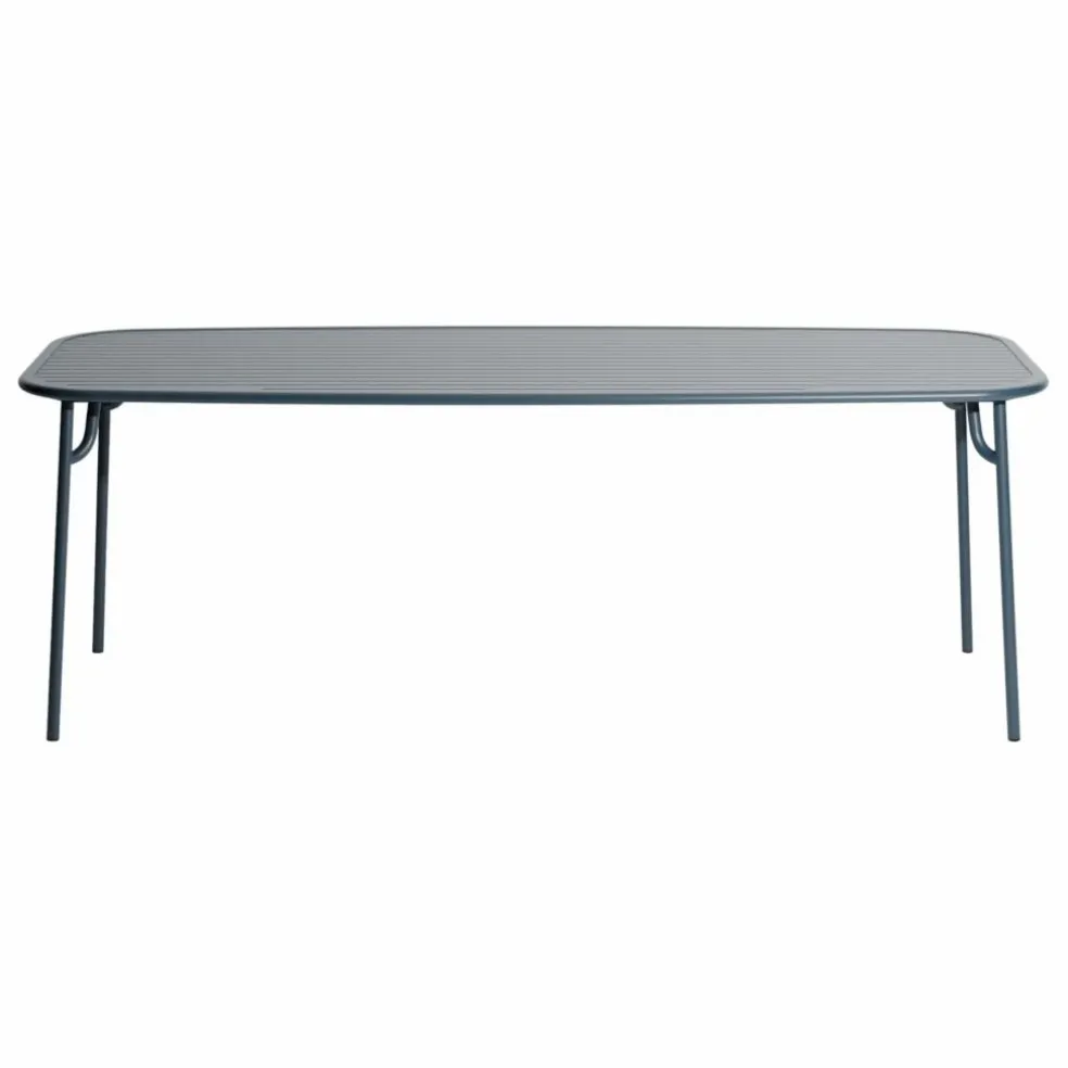 Table rectangulaire Week-end | Bleu gris