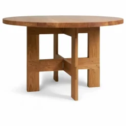 Table ronde Farmhouse en bois | Chêne