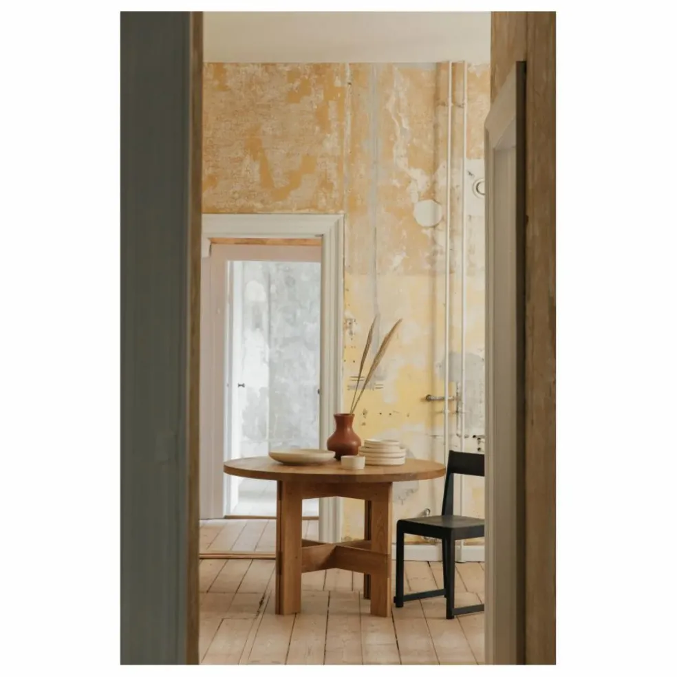 Table ronde Farmhouse en bois | Chêne