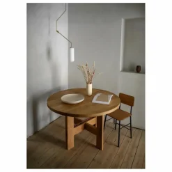 Table ronde Farmhouse en bois | Chêne