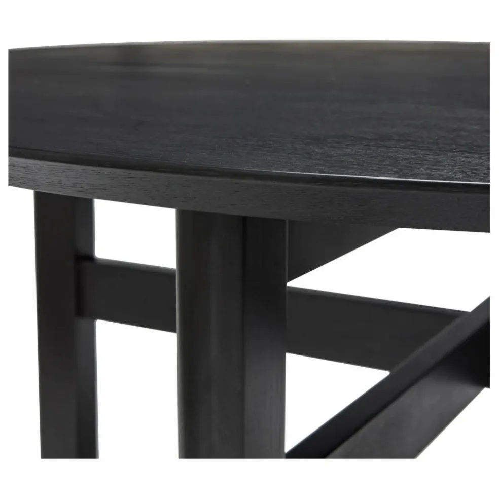Table ronde Fjord | Noir
