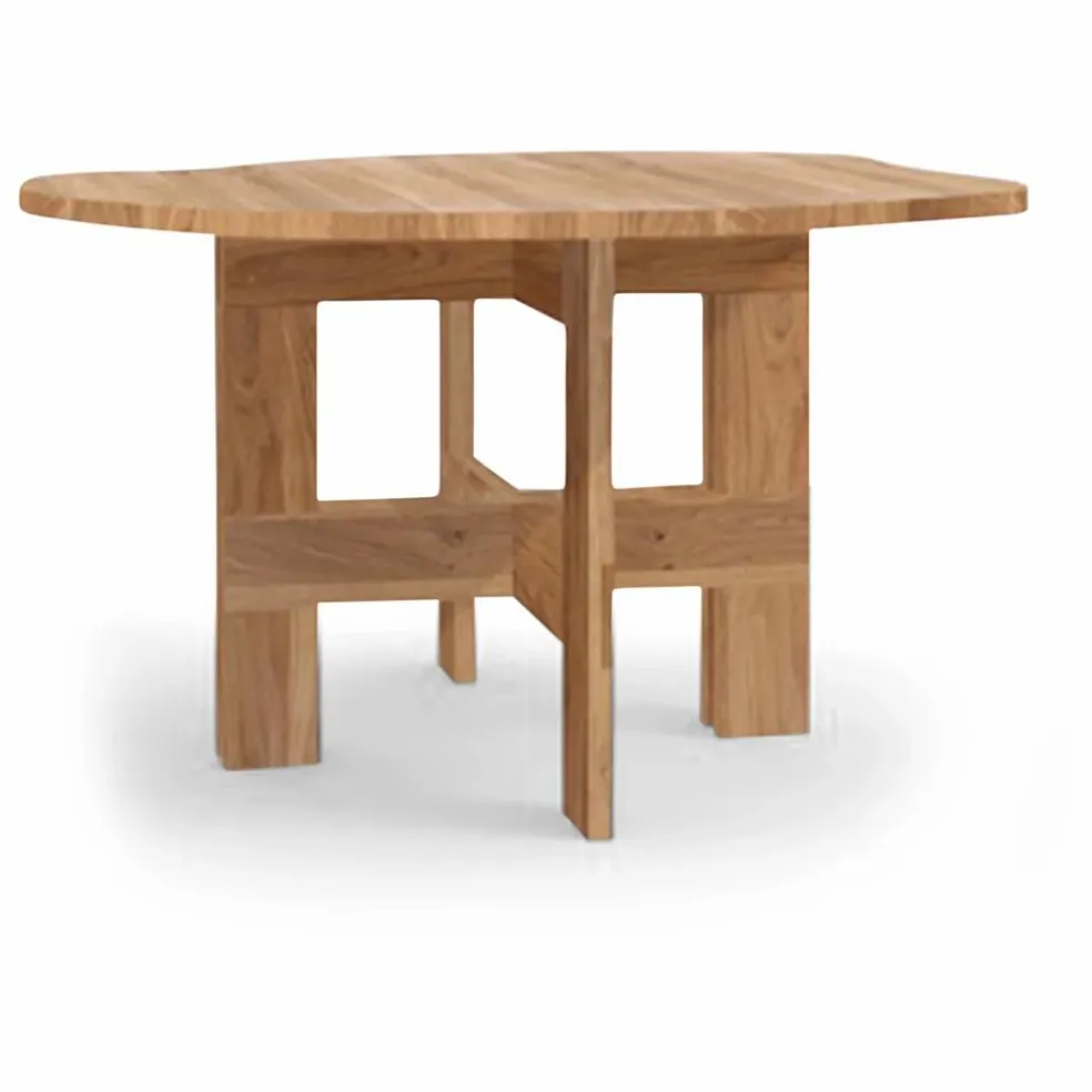 Table ronde irrégulière Farmhouse en bois | Chêne