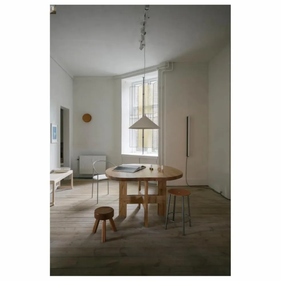 Table ronde irrégulière Farmhouse en bois | Chêne