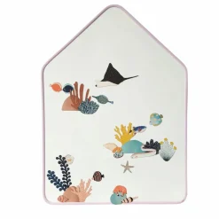 Tableau Ardoise Magnétique Little Cabane | Lilas