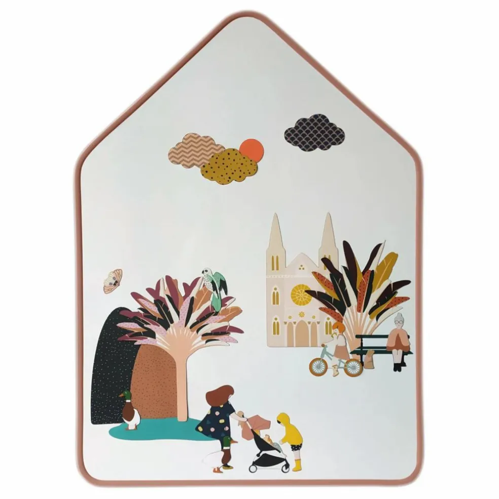 Tableau Ardoise Magnétique Little Cabane | Nude