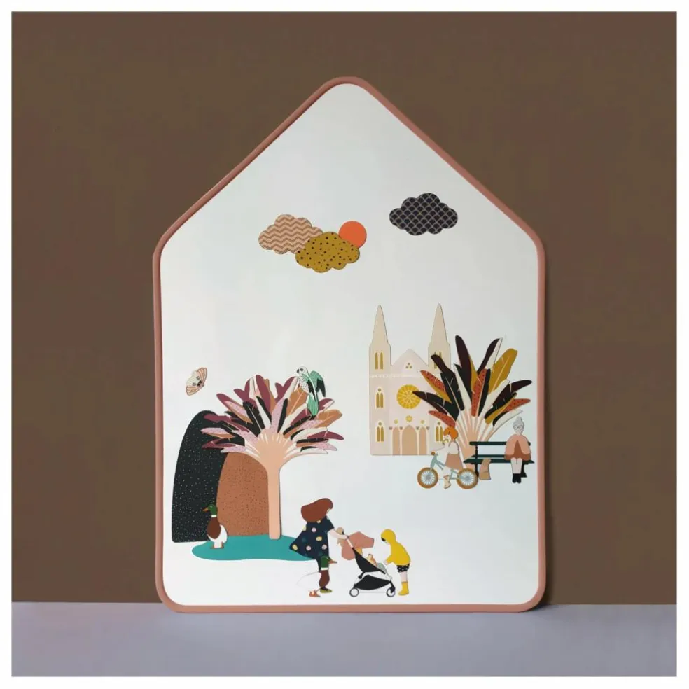Tableau Ardoise Magnétique Little Cabane | Nude