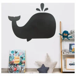 Tableau magnétique Baleine et son jeu de 21 formes géométriques