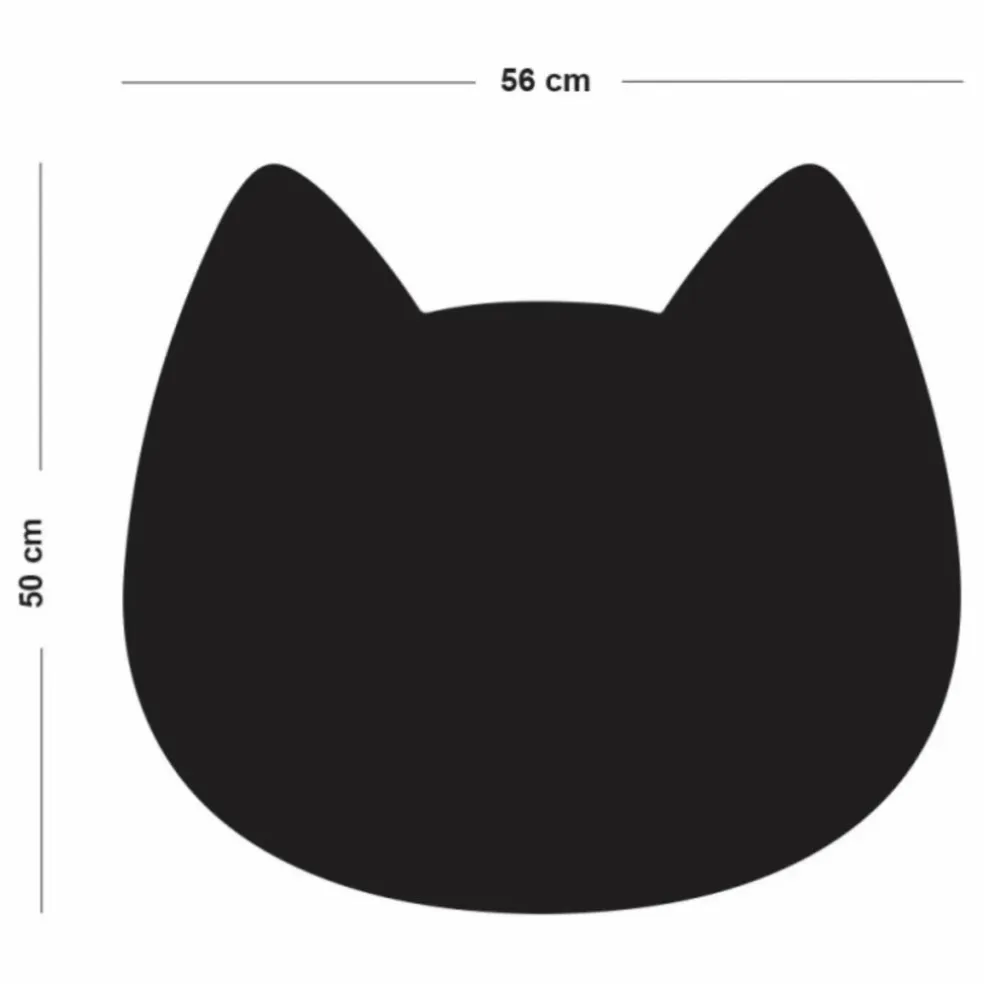 Tableau magnétique Chat et son jeu de 21 formes géométriques