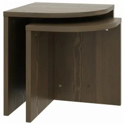 Tables basses Combine - Set de 2 | Brun