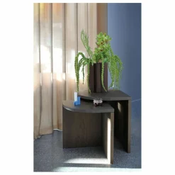 Tables basses Combine - Set de 2 | Brun