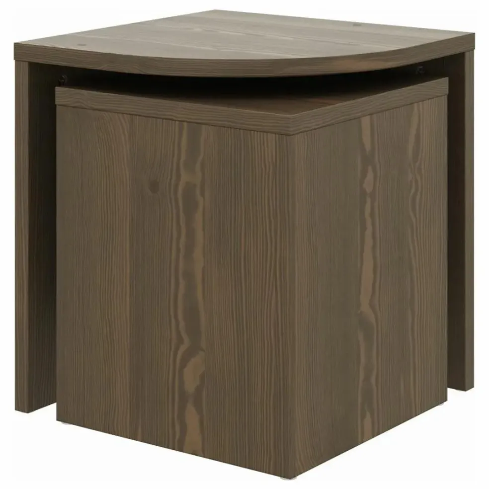 Tables basses Combine - Set de 2 | Brun