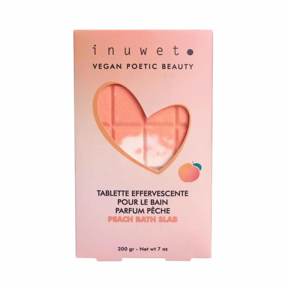 Tablette pêche effervescente pour le bain - 200 g