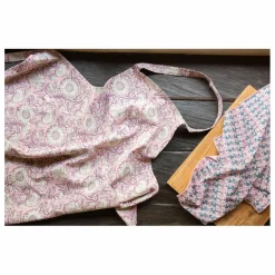 Tablier Mado en coton bio | Rose