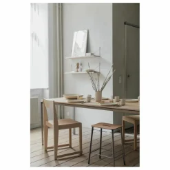 Tabouret Adam Nyboder, assise en bois | Vert