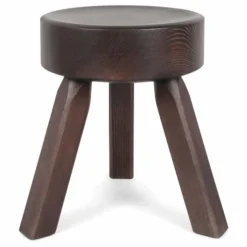 Tabouret AML en pin | Bois foncé