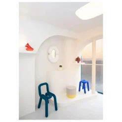 Tabouret Bold- Big Game | Bleu électrique