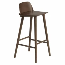 Tabouret de bar Nerd | Bois foncé