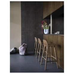 Tabouret de bar Nerd | Bois foncé