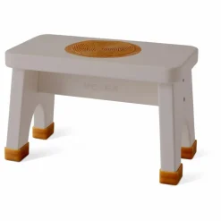 Tabouret en bois d'hévéa | Gris foncé