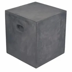 Tabouret en fibre d'argile Fiber | Charbon