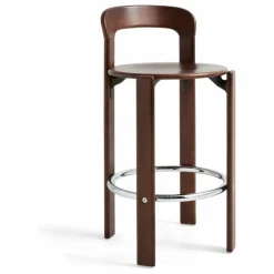 Tabouret haut 65 cm Rey | Marron