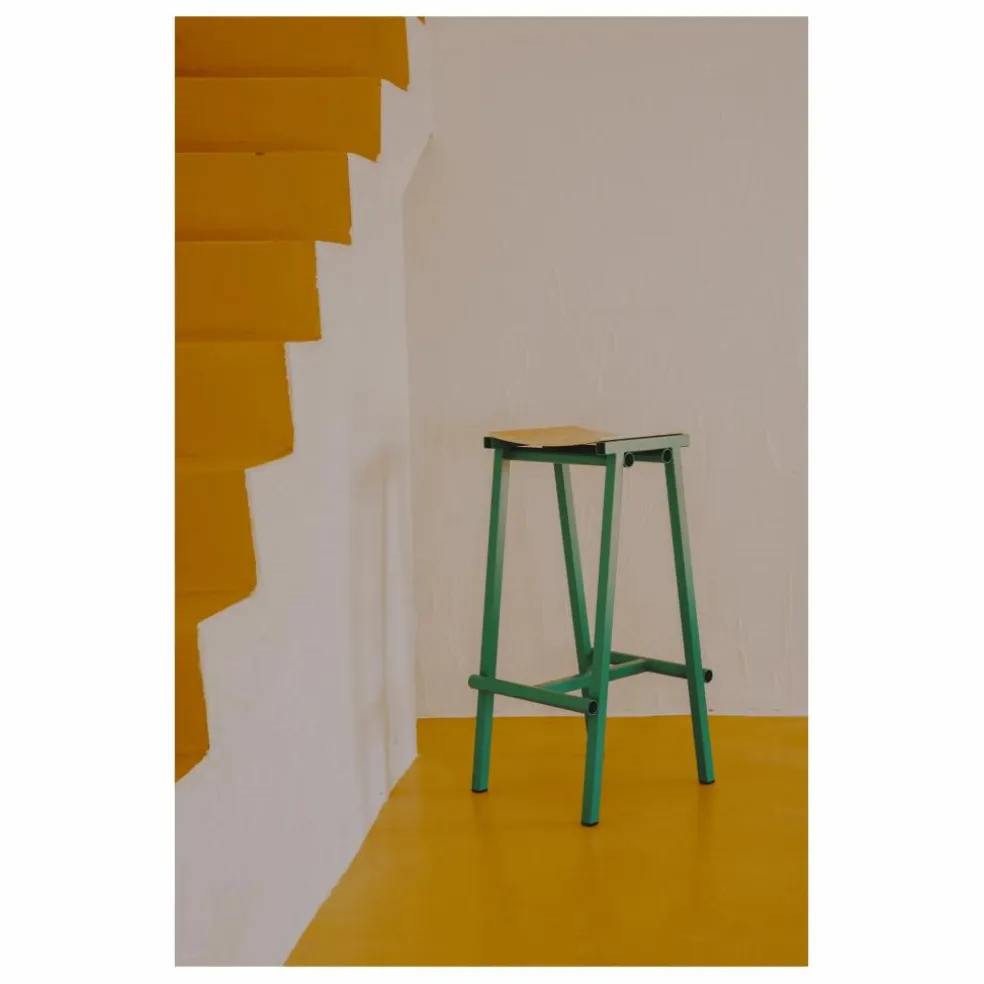 Tabouret Haut 65 cm Taburete 8 | Vert