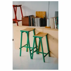 Tabouret Haut 75 cm Taburete 8 | Vert
