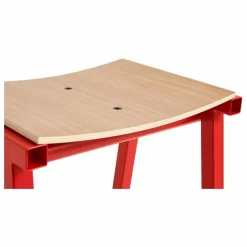 Tabouret Haut 75 cm Taburete 8 | Rouge