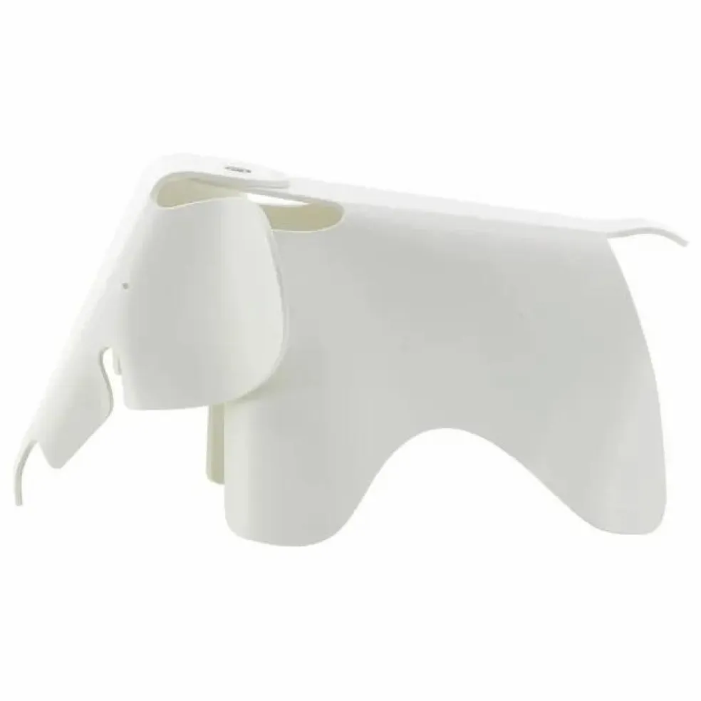 Tabouret petit éléphant Eames | Blanc