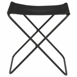Tabouret pliant en cuir Nola