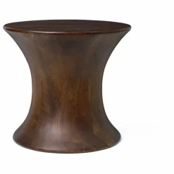 Tabouret Spin en bois FSC | Brun
