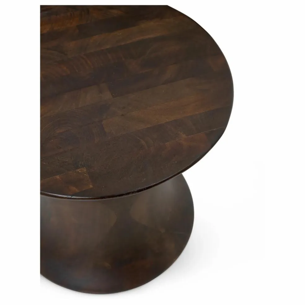 Tabouret Spin en bois FSC | Brun