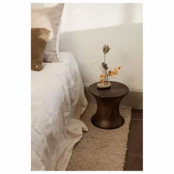 Tabouret Spin en bois FSC | Brun