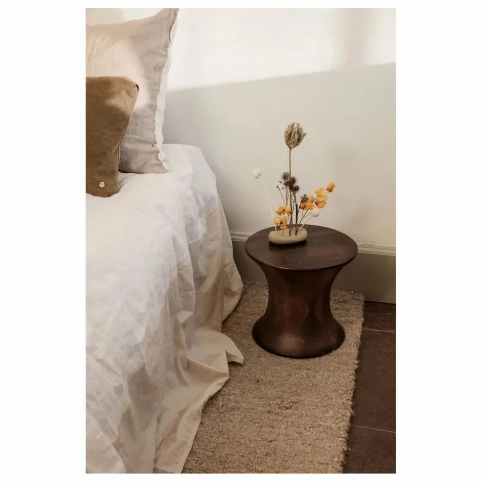 Tabouret Spin en bois FSC | Brun