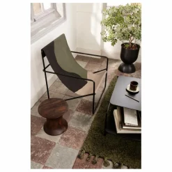 Tabouret Spin en bois FSC | Brun