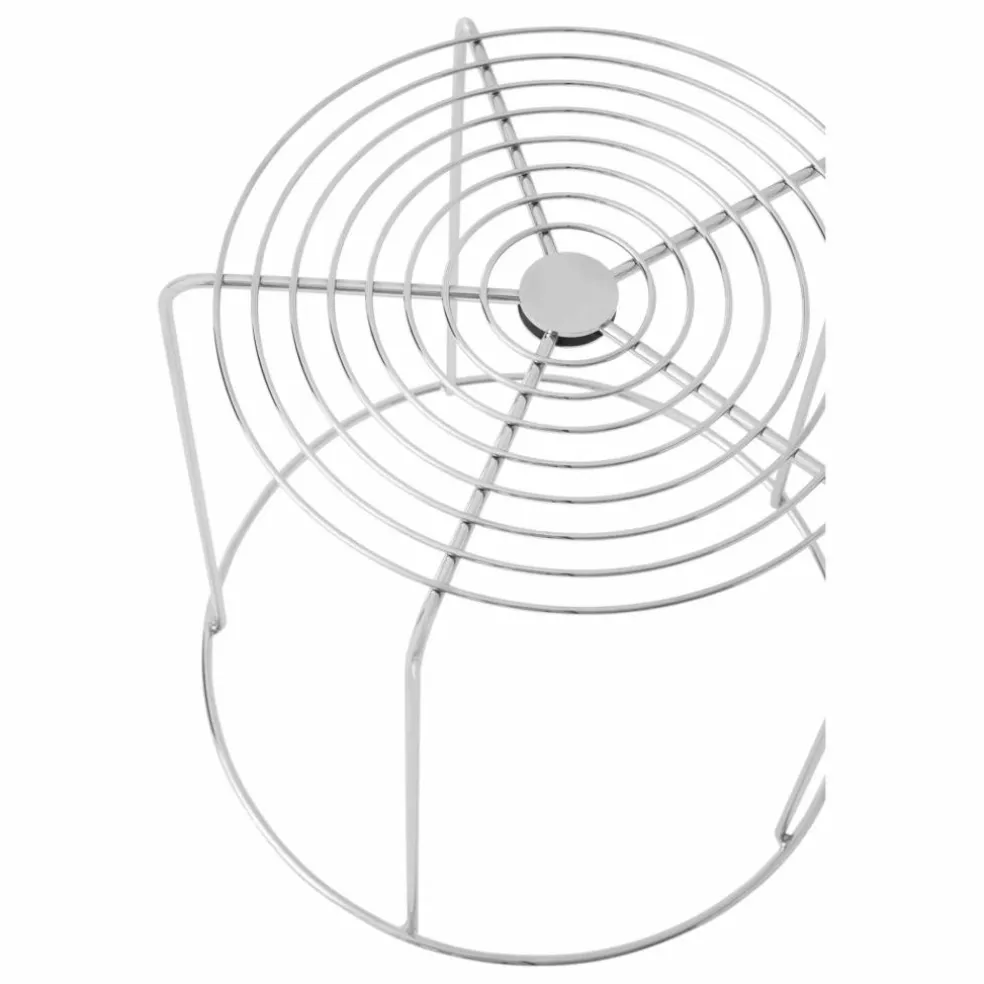 Tabouret Wire VP11, Verner Panton | Argenté