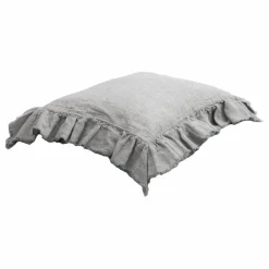 Taie d'oreiller Boho en Lin Lavé shaker | Nuage