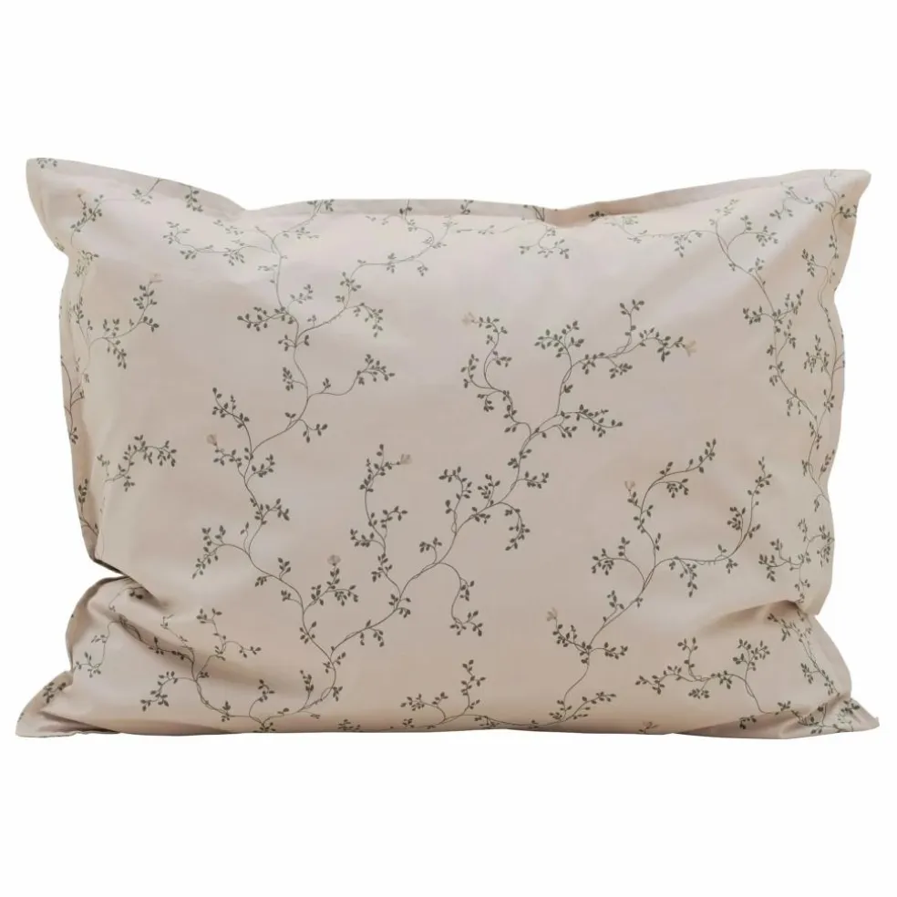 Taie d'oreiller Botany en percale de coton | Vert