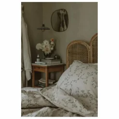 Taie d'oreiller Botany en percale de coton | Vert