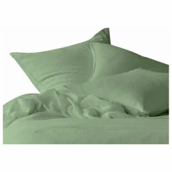 Taie d'oreiller Dili en voile de coton | Vert amande