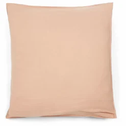 Taie d'oreiller Dili en voile de coton | Beige rosé