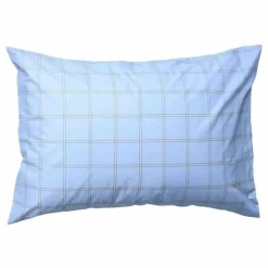 Taie d'oreiller en coton bio Chloë | Bleu ciel